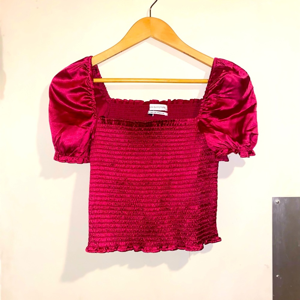 Shiny Hot pink top 😍